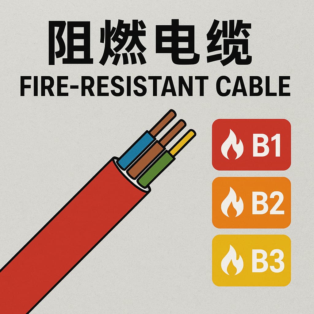 什么是阻燃电缆？B1、B2、B3级的区别你相识吗？